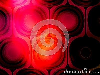 Vibrant Red Black Mod background wallpaper Cartoon Illustration