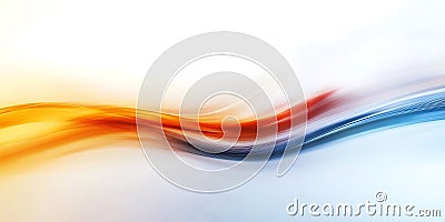Vibrant Ribbons of Color Intertwine and Flow Creating a Dynamic Abstract Symphony of Light and Hue Stock Photo
