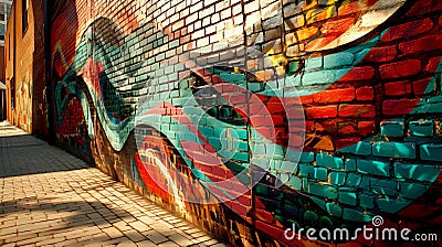 Vibrant Street Art Collage./n Stock Photo