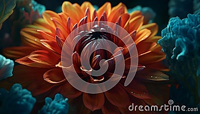 Vibrant underwater reef showcases natural beauty colors generated by AI Stock Photo