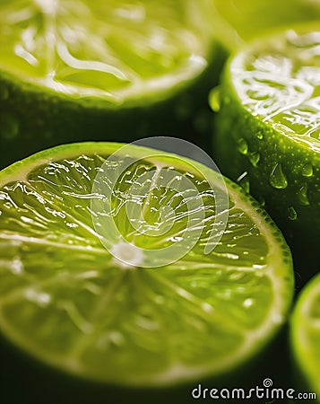 Vibrant Visions: A Closeup Look at the Tempting World of Citrus Stock Photo