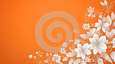 vibrant wallpaper orange background Cartoon Illustration