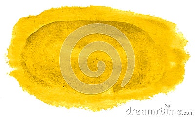 Vibrant Yellow watercolor abstract background, stain, splash paint, stain, divorce. Vintage paintings for design and decoration. Cartoon Illustration