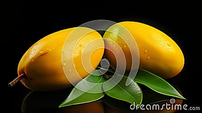 Vibrant Zbrush Mango Artwork With Exacting Precision Stock Photo