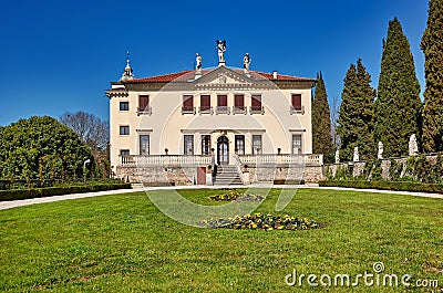Vicenza Veneto Italy. Villa Valmarana ai Nani frescoed by Giambattista and Giandomenico Tiepolo Stock Photo