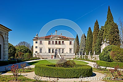 Vicenza Veneto Italy. Villa Valmarana ai Nani frescoed by Giambattista and Giandomenico Tiepolo Stock Photo