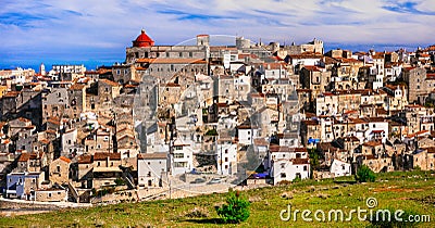 Vico del Gargano - one of the most beautiful villages borgo of Stock Photo