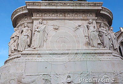 Victor Emmanuel II National Monument in Rome, Italy Stock Photo