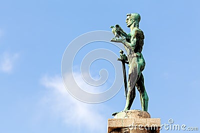 Victor monument on a sunny day Stock Photo