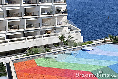 Victor Vasarely in Monaco, contemporary art Stock Photo