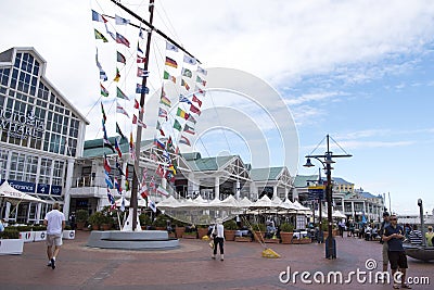 Victoria and Alfred Waterfront Cape Town Editorial Stock Photo