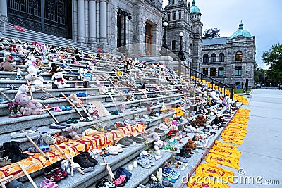 Memorial 215 kids missing Editorial Stock Photo