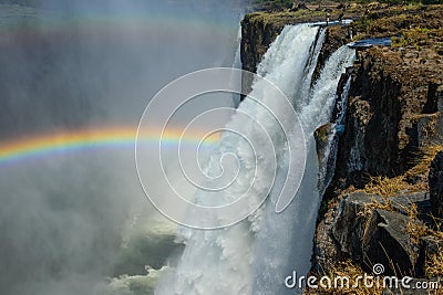 Victoria falls livingstone, zambia Stock Photo