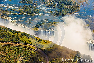 Victoria Falls Stock Photo