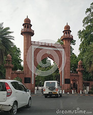 Victoria gate AMU Aligarh UP Editorial Stock Photo