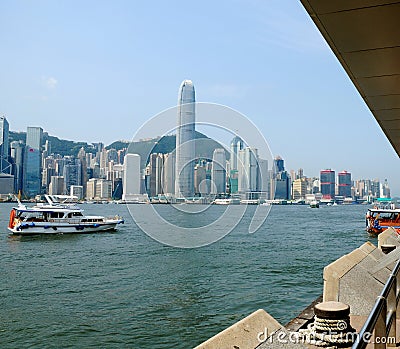 Victoria Harbour Editorial Stock Photo