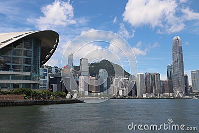 Victoria Harbour, Hong Kong Editorial Stock Photo