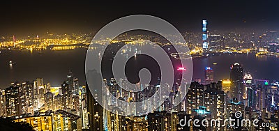 Victoria Harbour, Hong Kong Editorial Stock Photo