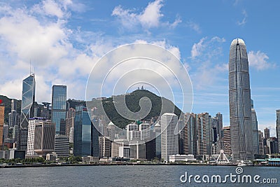 Victoria Harbour, Hong Kong Editorial Stock Photo