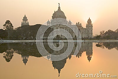 Victoria Memorial - Calcutta Stock Photo