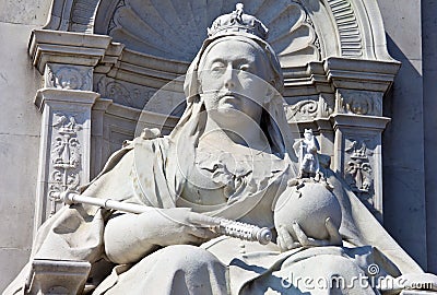 Victoria Memorial in London Stock Photo