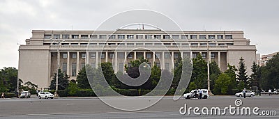 Victoria Palace, Bucharest Editorial Stock Photo