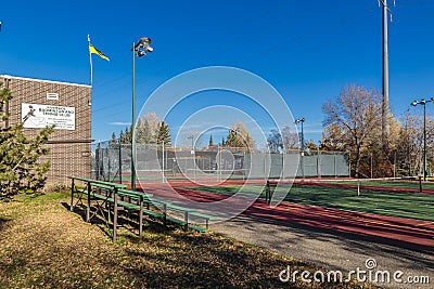 Victoria Park in Saskatoon, Canada Editorial Stock Photo