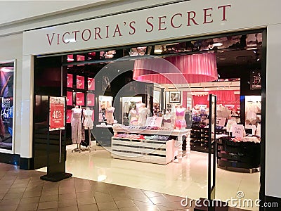 Victoria`s Secret store Editorial Stock Photo