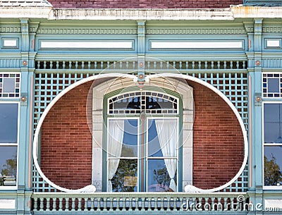 Victorian architectural details Stock Photo