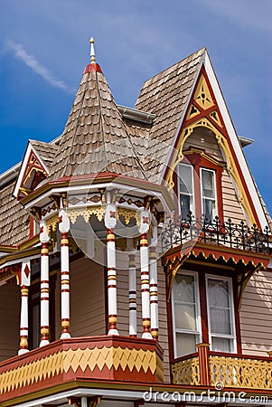 Victorian Architecture Stock Photo