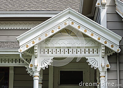 Victorian architecture details Stock Photo