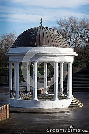 Victorian Bandstand, Lancashire, uk Stock Photo