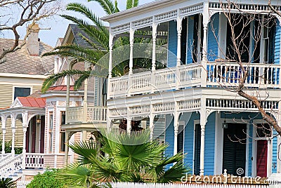 Victorian Galveston Stock Photo