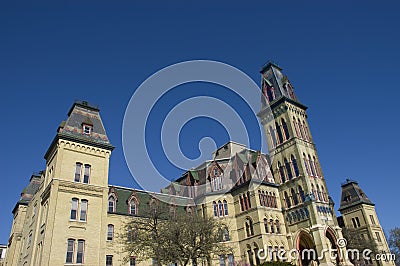 Victorian Gothic Style Architecture Stock Photo