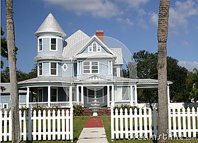 Victorian Home Stock Photo