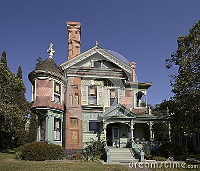 Victorian home Stock Photo
