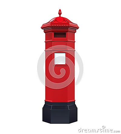 Victorian Post Box Stock Photo