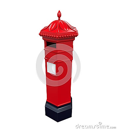 Victorian Post Box Stock Photo