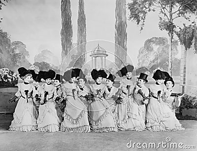 VICTORIAN SOCIAL Stock Photo