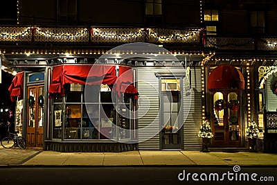 Victorian storefront