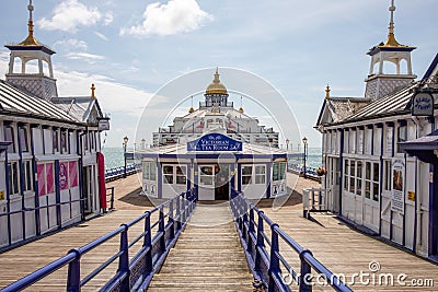 Victorian tea room at the pier at Eastbourne beach Editorial Stock Photo