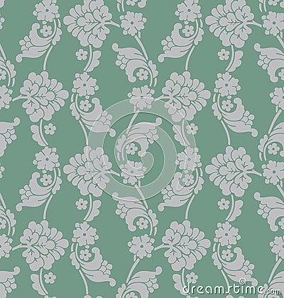 Victorian Wallpaper Tiled Image Stock Photo