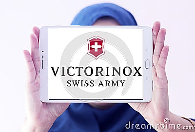 Victorinox swiss army logo Editorial Stock Photo