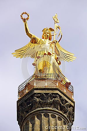 Victory Column, Berlin, Germany Stock Photo