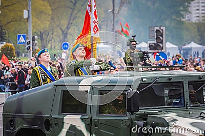 Victory day Minsk Editorial Stock Photo