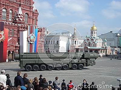 The Victory Day Parade on Moscow's Red Square Editorial Stock Photo