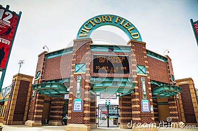 Victory Field Stadium in Indianapolis Editorial Stock Photo