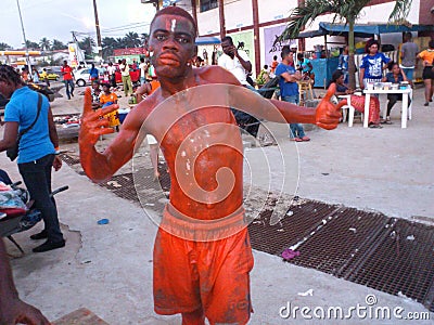 Victory of the Ivory Coast of elephants at the African Cup of Nations 2015 Editorial Stock Photo