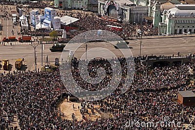 Victory Parade tanks, Moscow, Russia Editorial Stock Photo