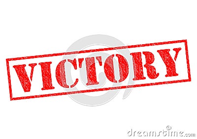 VICTORY Stock Photo